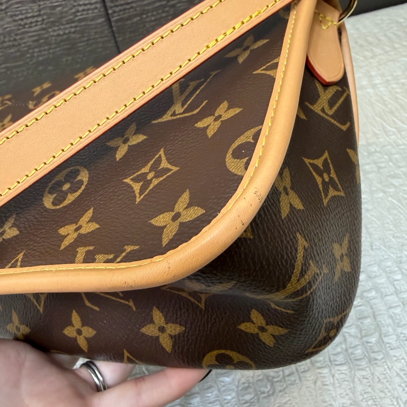 LV 原花金釦Diane法棍包M45985-6