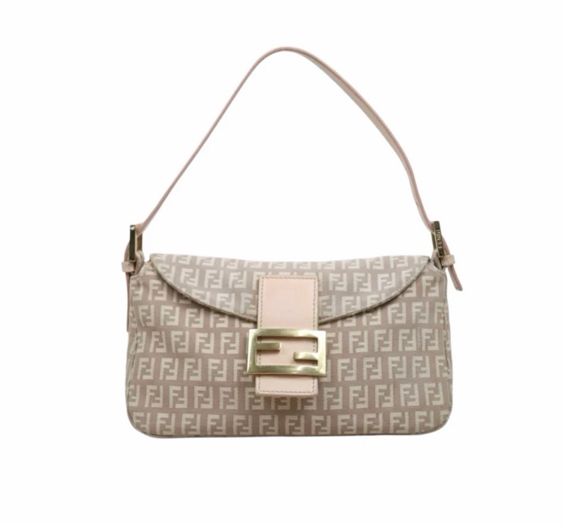 「JL精品代購」9新 FENDI 粉色法棍-2