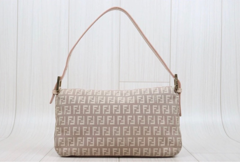 「JL精品代購」9新 FENDI 粉色法棍-3