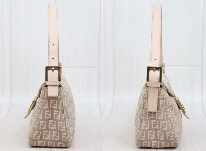 「JL精品代購」9新 FENDI 粉色法棍-4