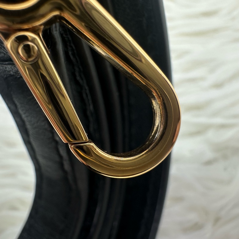 LOEWE Mini Flamenco Clutch 黑金福袋包 全套有盒-9