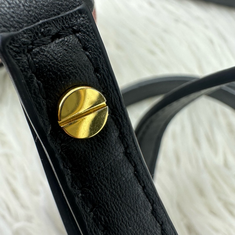 LOEWE Mini Flamenco Clutch 黑金福袋包 全套有盒-15