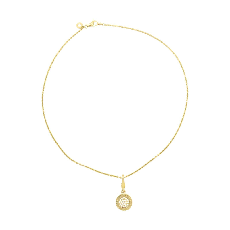 18K黃金 鑽石 Pave Diamond 項鍊【BVLGARI 寶格麗】-1