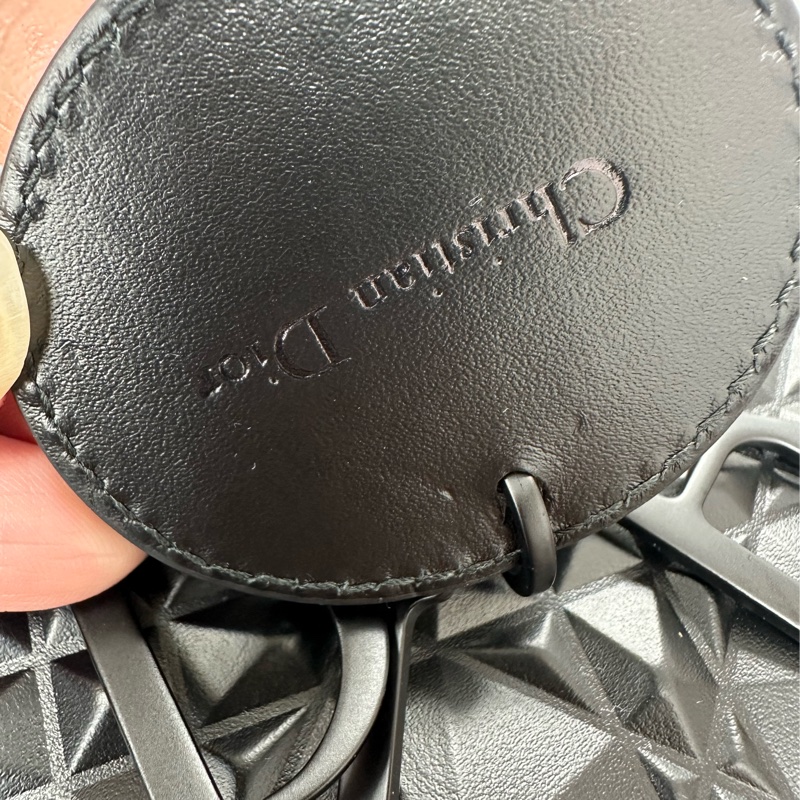 DIOR Lady D-Joy So Black鑽石菱格款 全套有盒-7