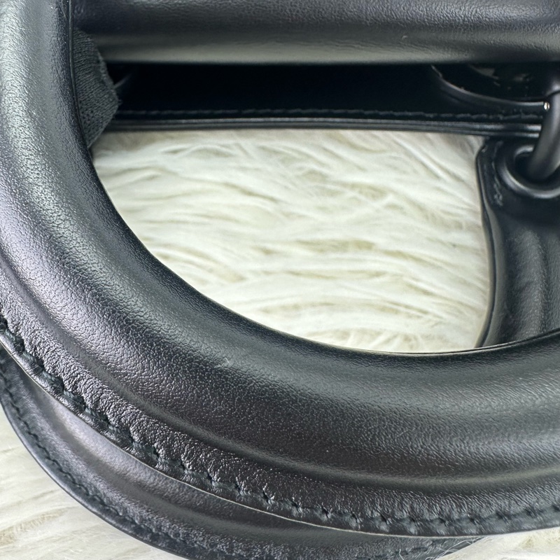 DIOR Lady D-Joy So Black鑽石菱格款 全套有盒-14