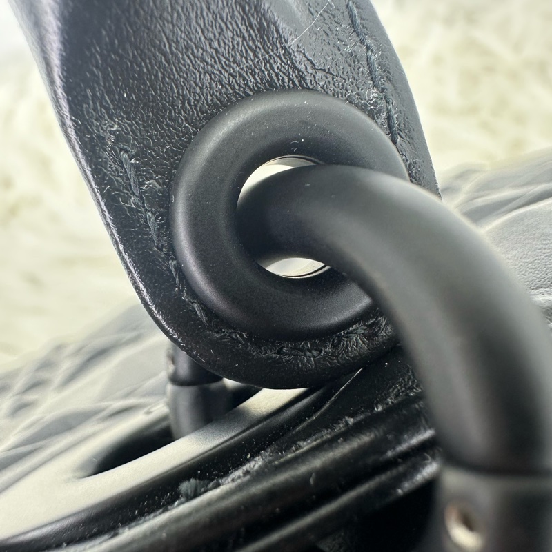 DIOR Lady D-Joy So Black鑽石菱格款 全套有盒-18