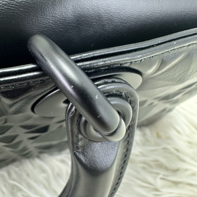 DIOR Lady D-Joy So Black鑽石菱格款 全套有盒-20