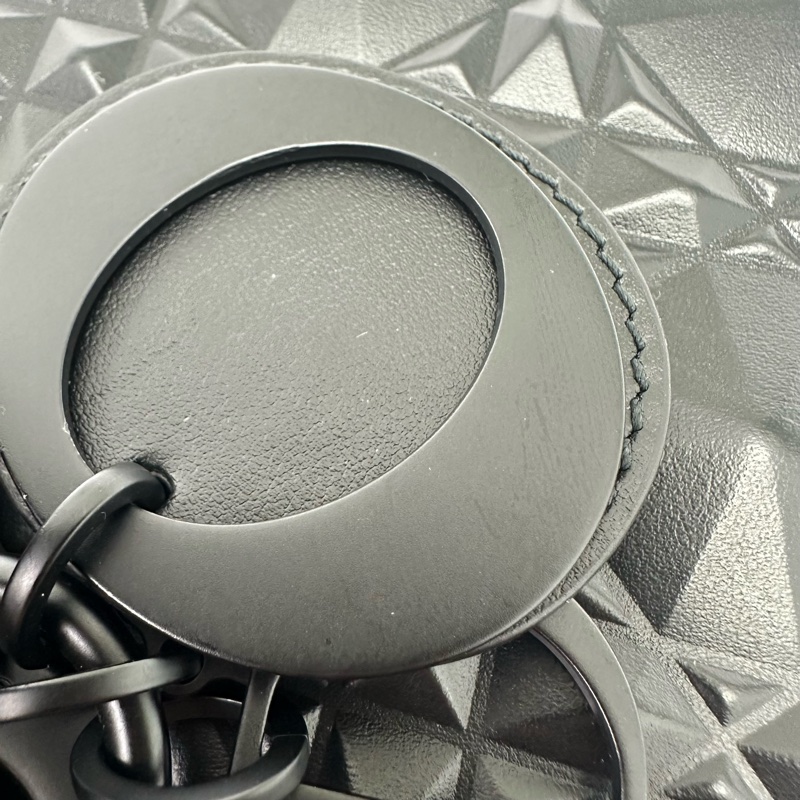 DIOR Lady D-Joy So Black鑽石菱格款 全套有盒-22