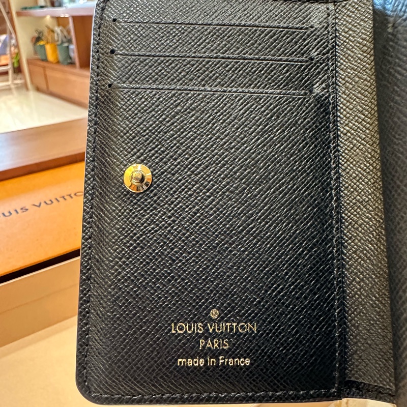Louis Vuitton 經典老花拼色拉鏈短夾 零錢包-10