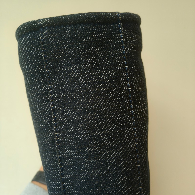 【8成新】㊣✨CHANEL✨（附防塵袋）香奈兒 老香 小香 藍色 牛仔 雷標 中號 沙灘包 托特包 肩背包/二手包/二手精品🌳二手樹屋🌳-11