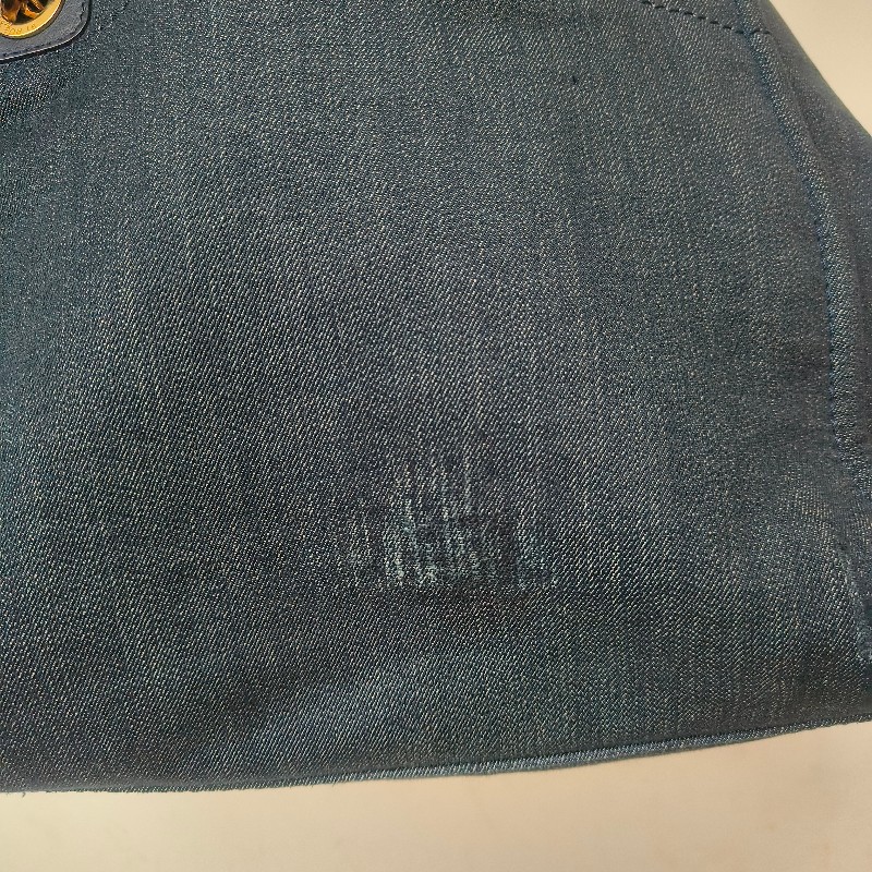 【8成新】㊣✨CHANEL✨（附防塵袋）香奈兒 老香 小香 藍色 牛仔 雷標 中號 沙灘包 托特包 肩背包/二手包/二手精品🌳二手樹屋🌳-23