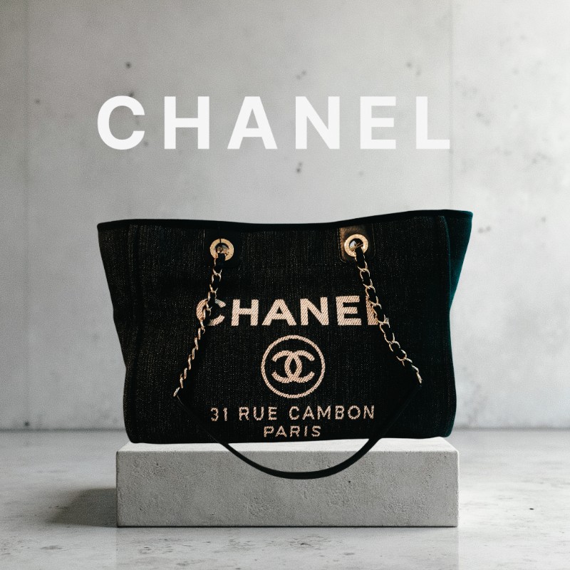 【8成新】㊣✨CHANEL✨（附防塵袋）香奈兒 老香 小香 藍色 牛仔 雷標 中號 沙灘包 托特包 肩背包/二手包/二手精品🌳二手樹屋🌳-0