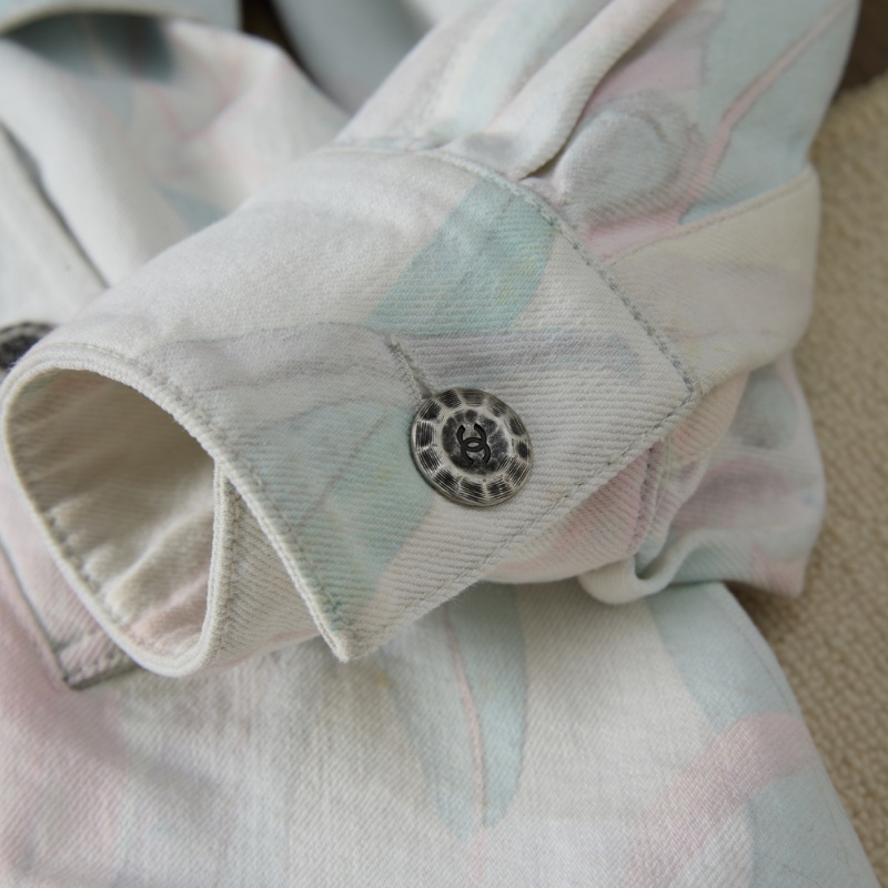 ❤️CHANEL 走秀款 特殊暈染 時尚外套 精美內襯-6