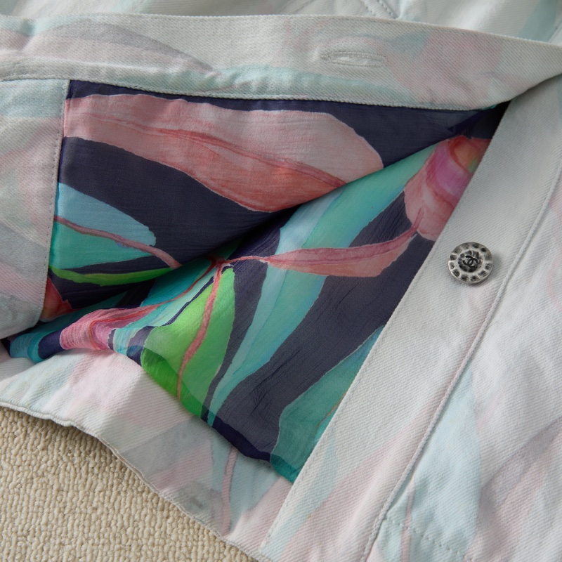 ❤️CHANEL 走秀款 特殊暈染 時尚外套 精美內襯-8