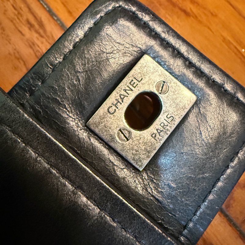 chanel兩用鏈條包/小包/肩背包/斜背包/黑色/日常/油蠟/荔枝/小香/香奈兒-16