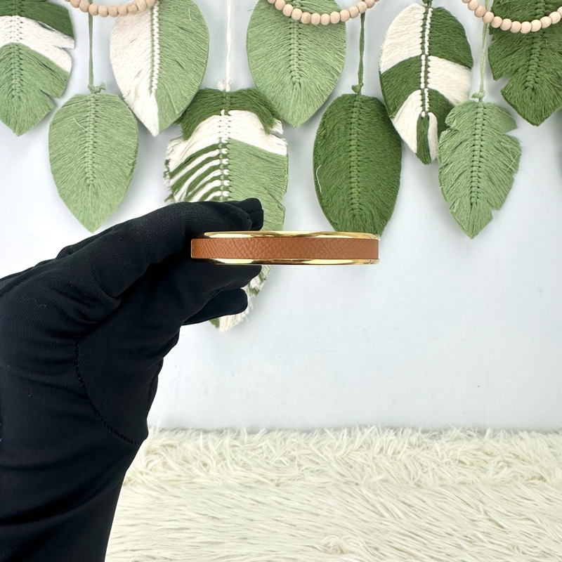 閑置品🌟HERMES Olympe bracelet 金棕色 T3 Size 全套有單-2