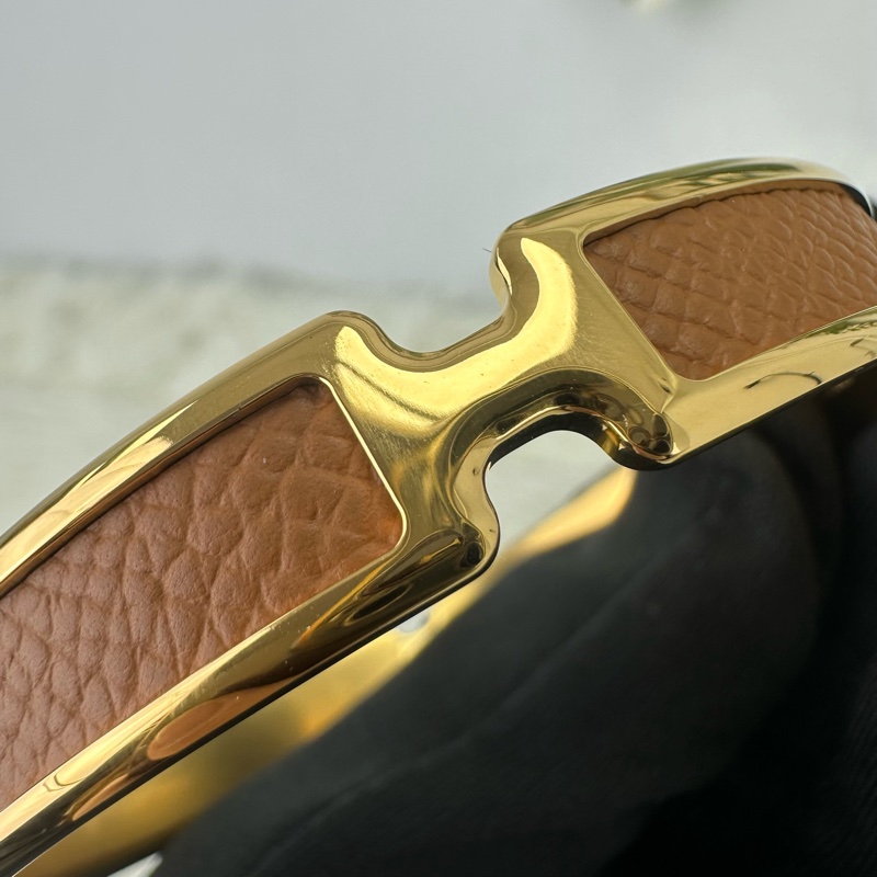 閑置品🌟HERMES Olympe bracelet 金棕色 T3 Size 全套有單-7