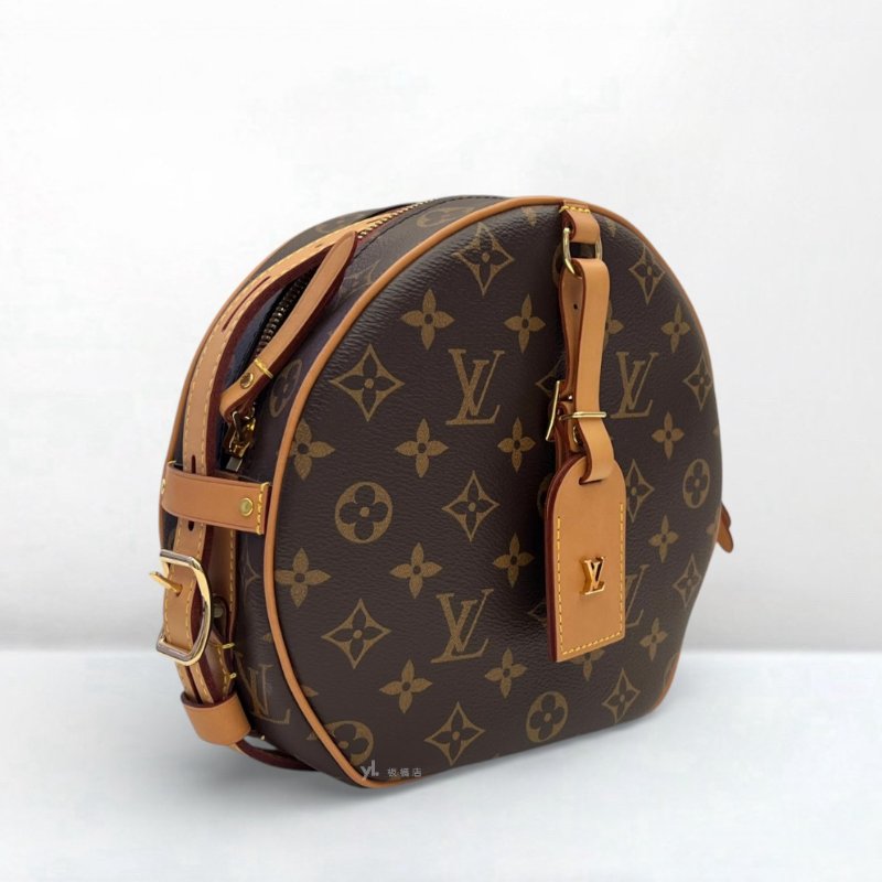 S5237-LV包包 Boite Chapeau Souple 原花肩背圓餅包 M52294-1