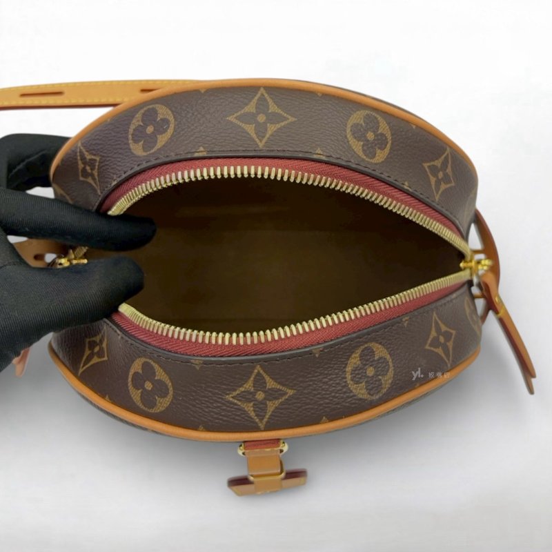 S5237-LV包包 Boite Chapeau Souple 原花肩背圓餅包 M52294-5