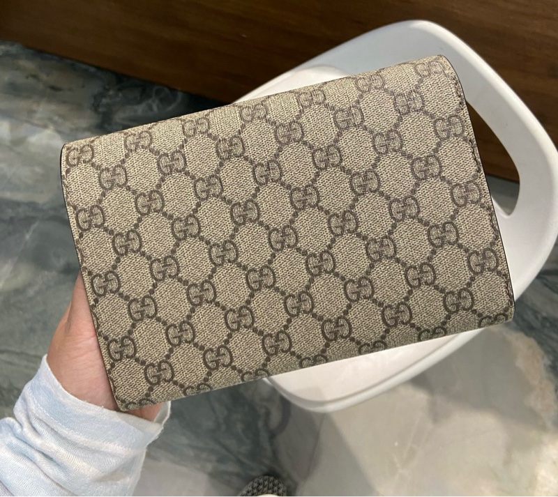 Gucci古馳老花酒神woc鏈條包-3