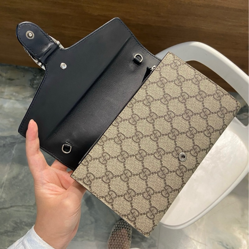 Gucci古馳老花酒神woc鏈條包-4