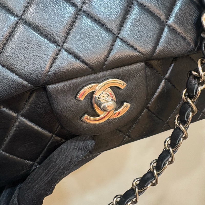 香奈兒 Chanel cf25 黑銀-1