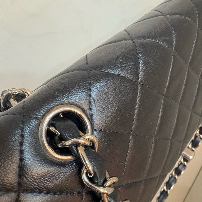 香奈兒 Chanel cf25 黑銀-2