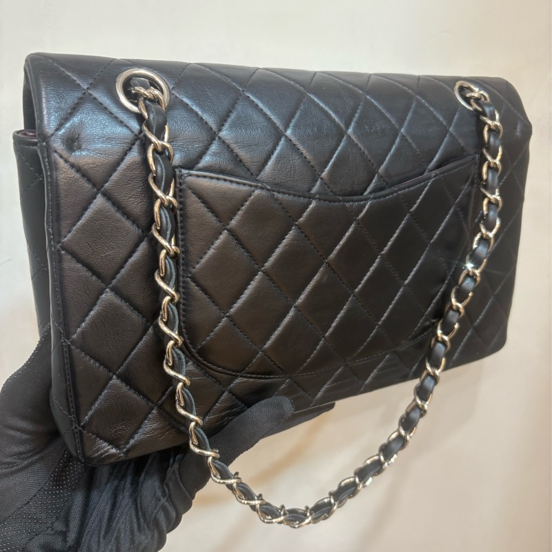 香奈兒 Chanel cf25 黑銀-4