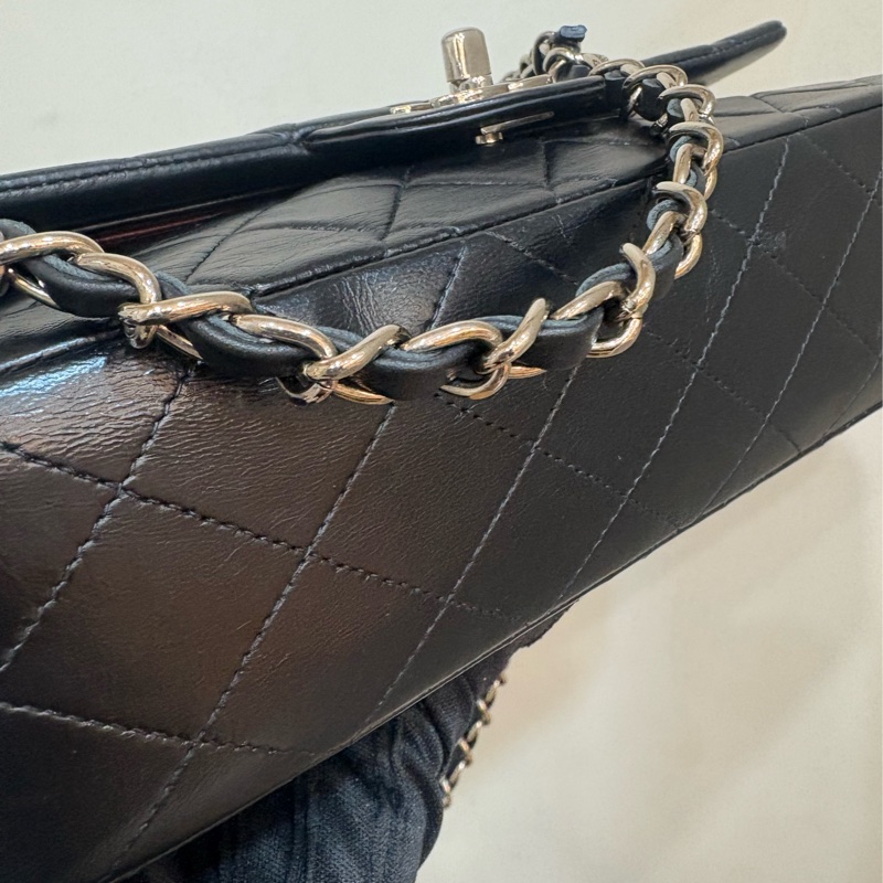 香奈兒 Chanel cf25 黑銀-6