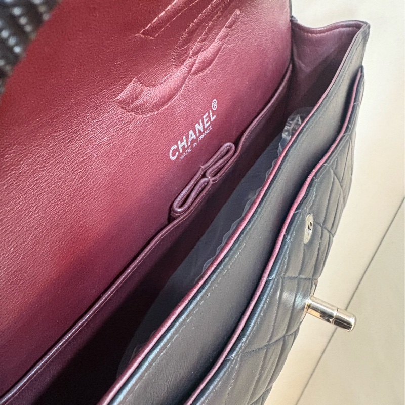 香奈兒 Chanel cf25 黑銀-7