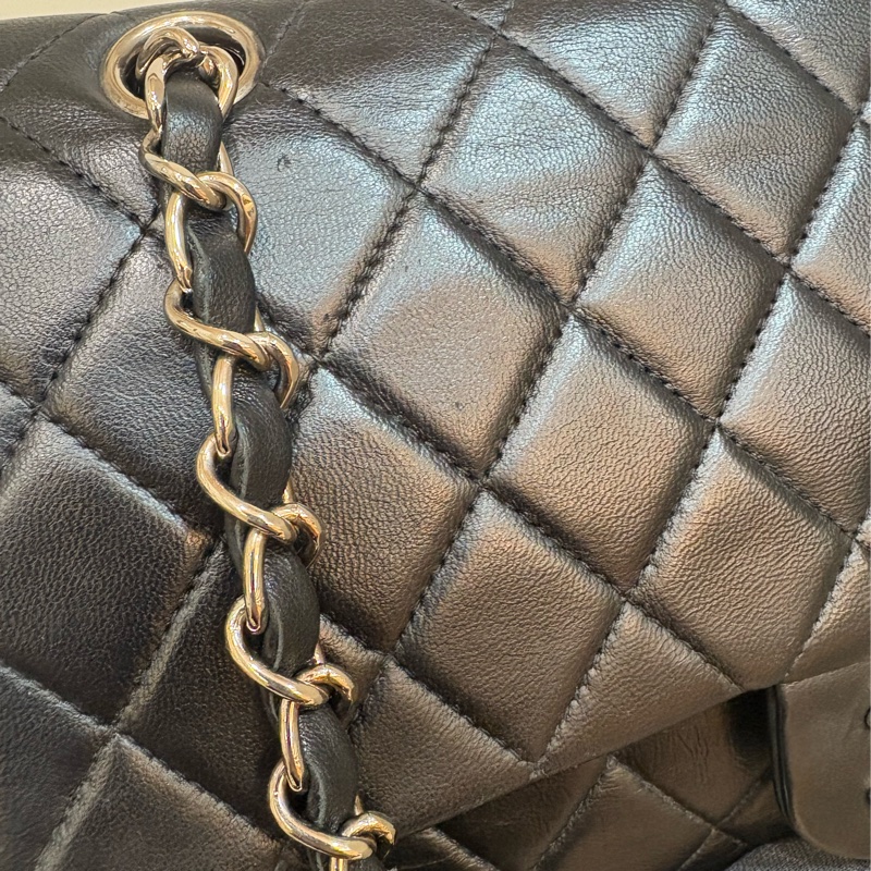 香奈兒 Chanel cf25 黑銀-12