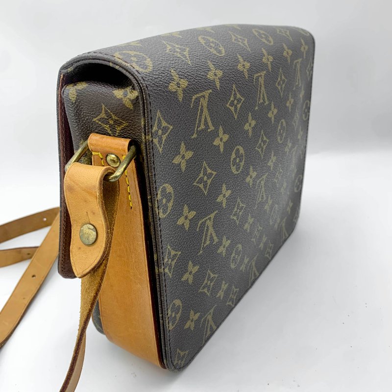 Louis Vuitton 老花中型馬鞍包,路易威登,LV,斜背包,單肩包,小方包,隨身包,真品,正品,現貨,免運-3
