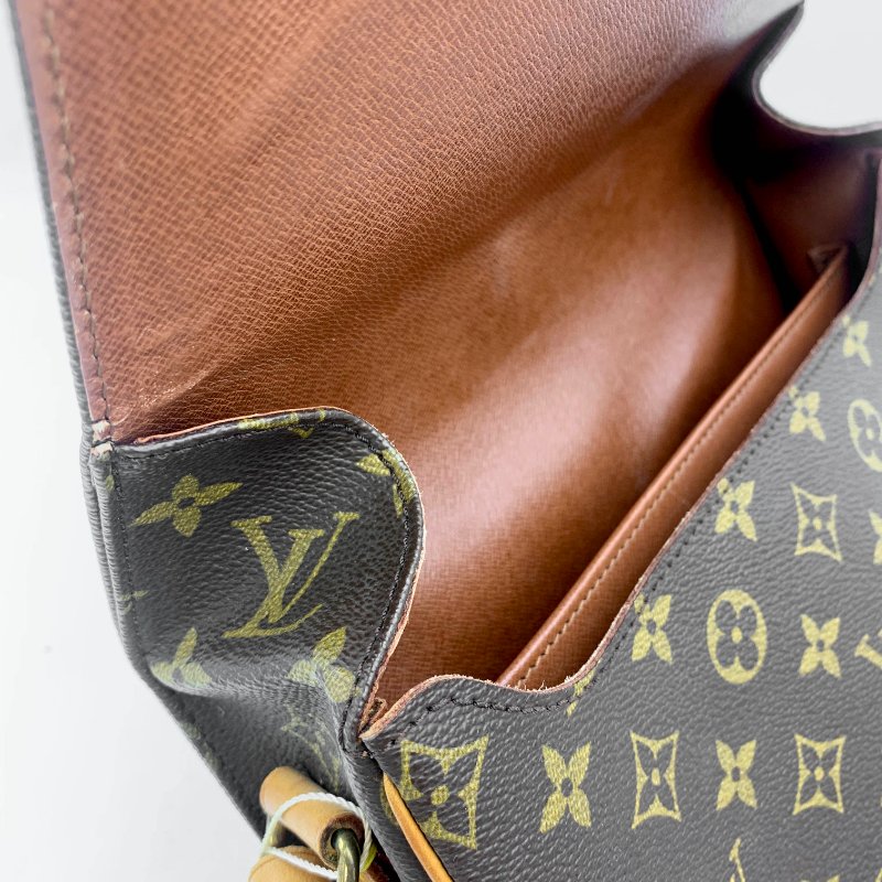 Louis Vuitton 老花中型馬鞍包,路易威登,LV,斜背包,單肩包,小方包,隨身包,真品,正品,現貨,免運-12