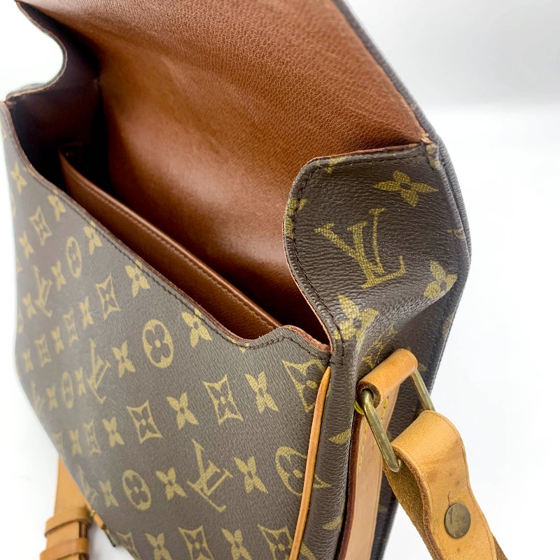 Louis Vuitton 老花中型馬鞍包,路易威登,LV,斜背包,單肩包,小方包,隨身包,真品,正品,現貨,免運-13