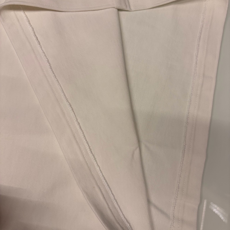 Dior/迪奧 95新短袖刺繡T恤 白色S-4