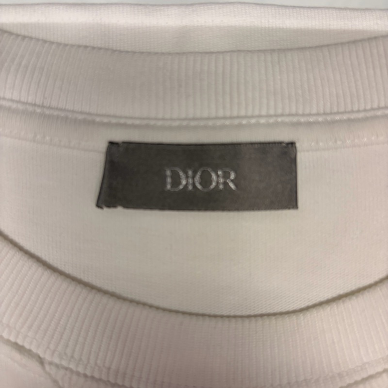 Dior/迪奧 95新短袖刺繡T恤 白色S-8