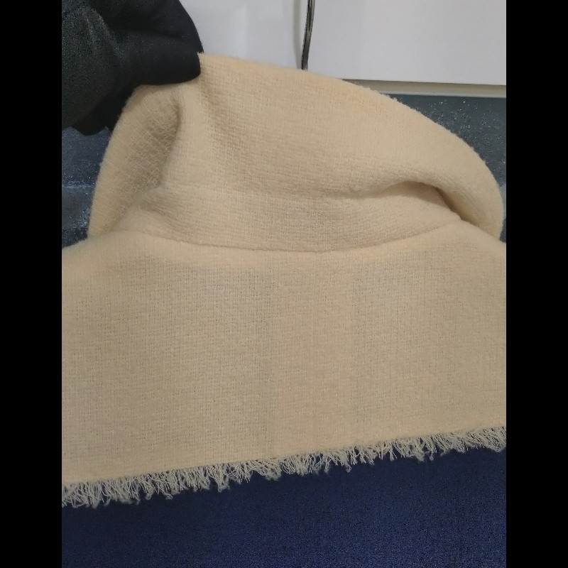 Chanel 米藍灰橫格外套-17