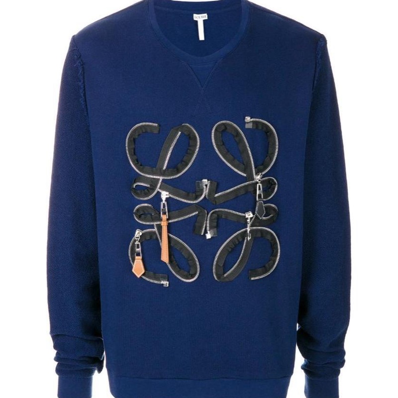 Loewe 男士 圓領長袖衛衣XS碼-0