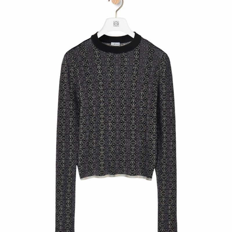 Loewe 女士 徽標針織毛衣S L碼-4