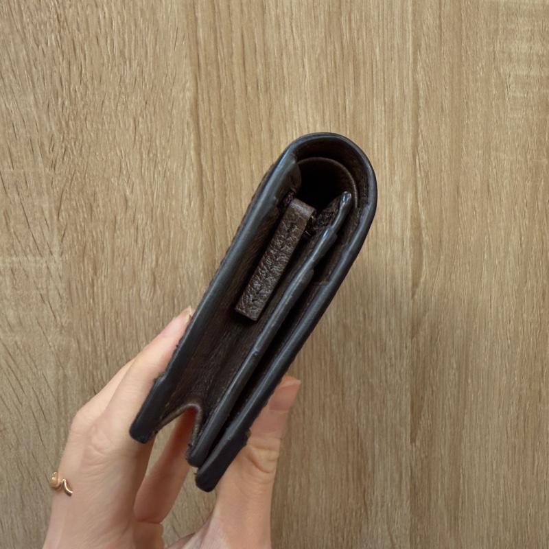 Gucci PVC咖牛皮Ophidia mini短夾-3