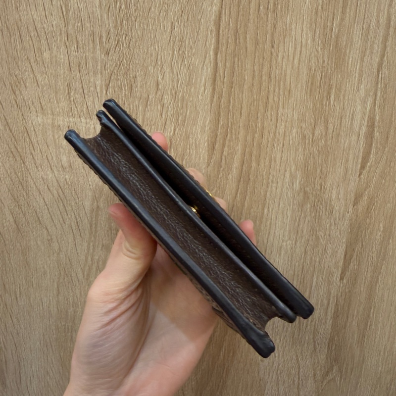 Gucci PVC咖牛皮Ophidia mini短夾-6