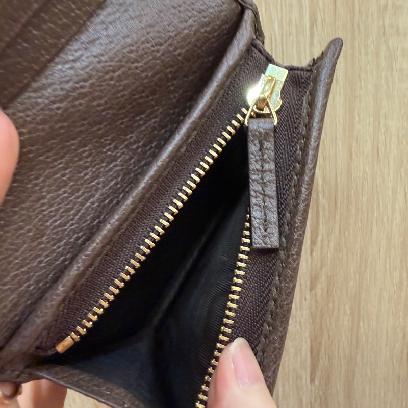 Gucci PVC咖牛皮Ophidia mini短夾-10