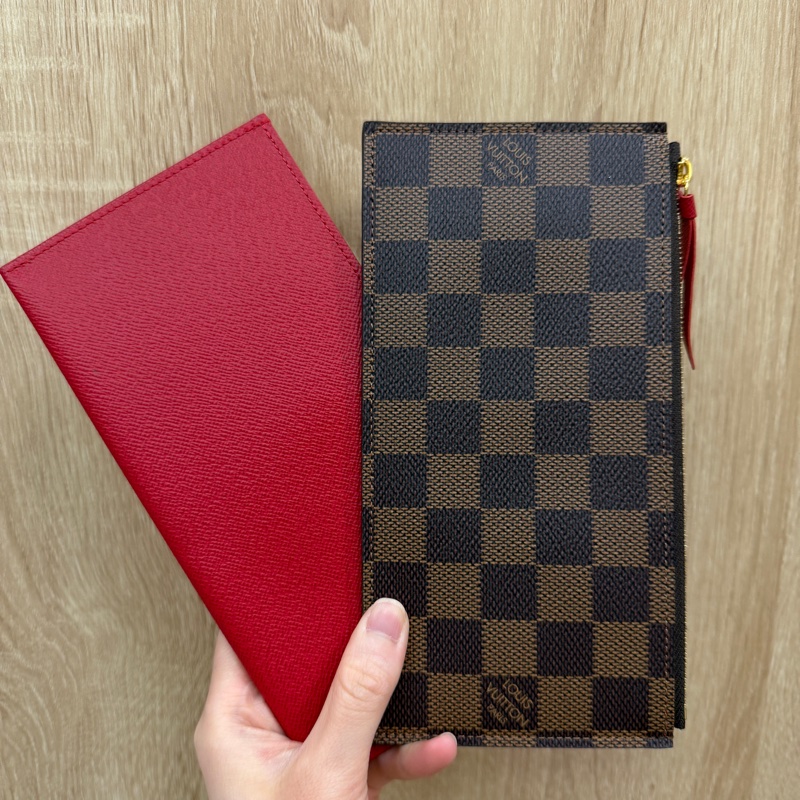 LV 咖格金釦三合一斜背鍊包N40492-15