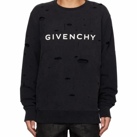Givenchy 男士 破洞效果衛衣S M L XL碼