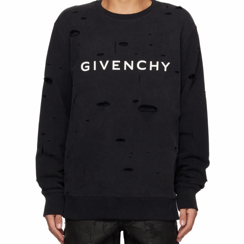 Givenchy 男士 破洞效果衛衣S M L XL碼-0