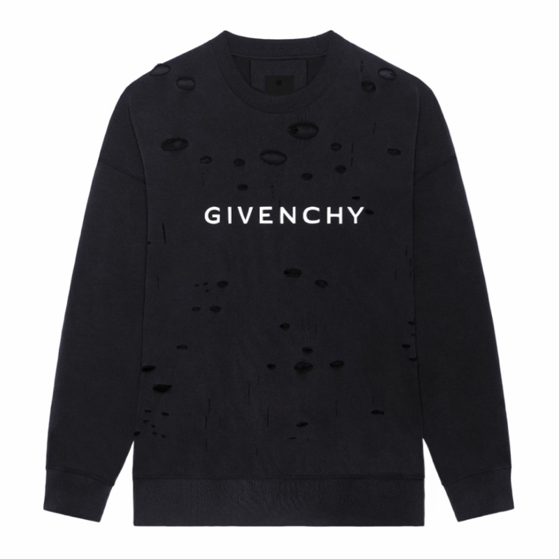 Givenchy 男士 破洞效果衛衣S M L XL碼-2