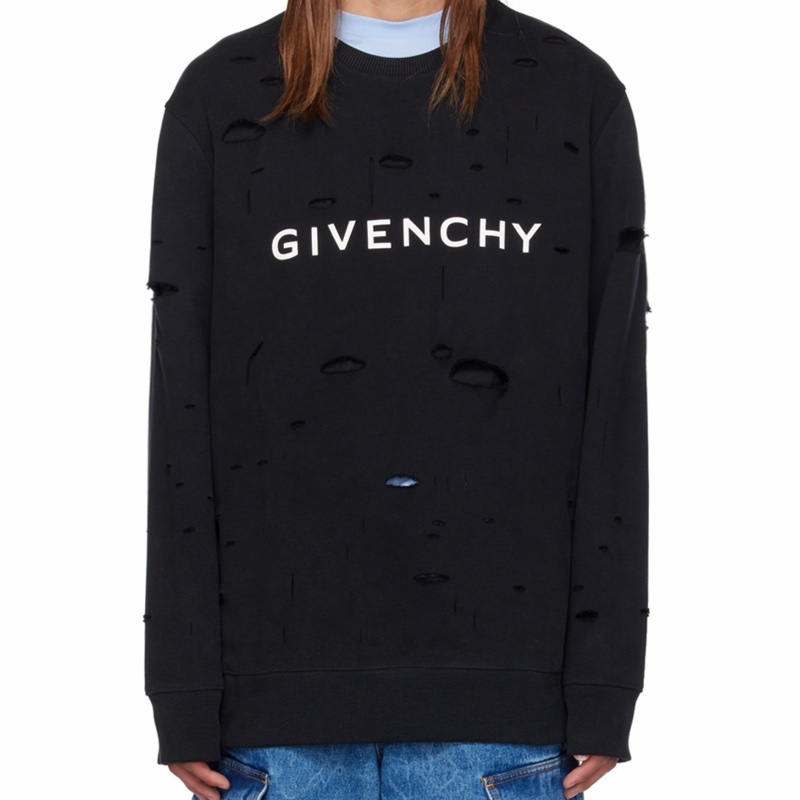 Givenchy 男士 破洞效果衛衣S M L XL碼-3