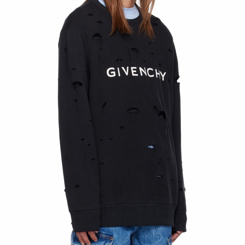 Givenchy 男士 破洞效果衛衣S M L XL碼-4