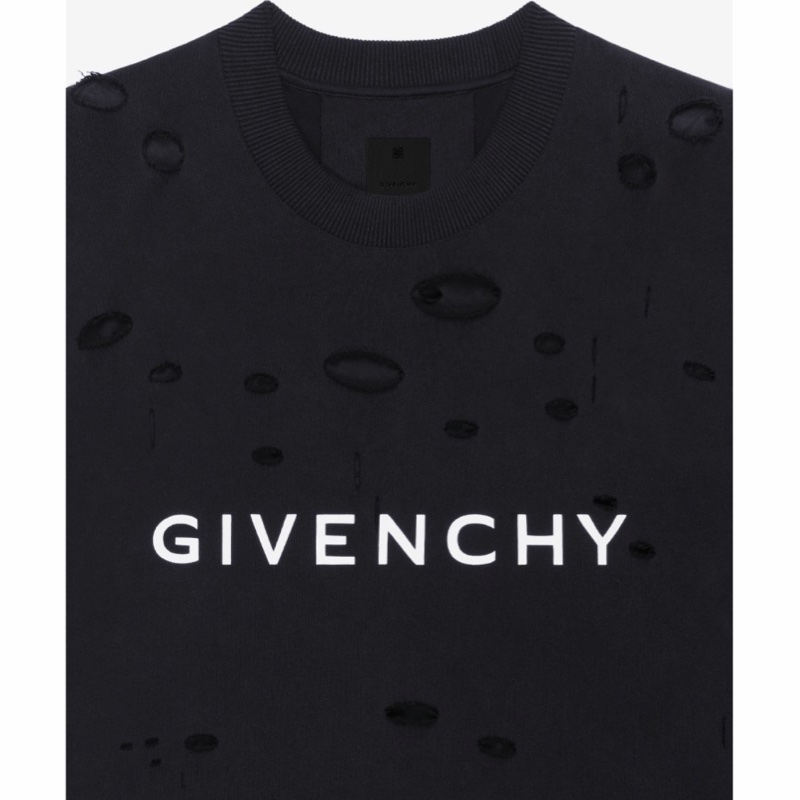 Givenchy 男士 破洞效果衛衣S M L XL碼-6