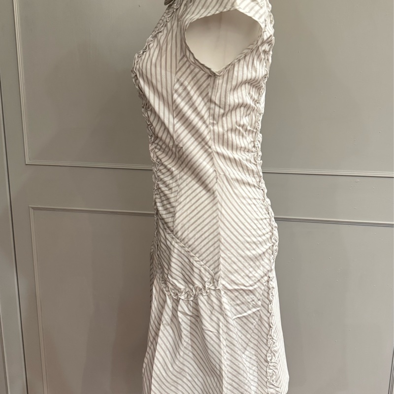 《新歡舊愛》近新正品LV路易威登滿版logo紋洋裝34/XS-3